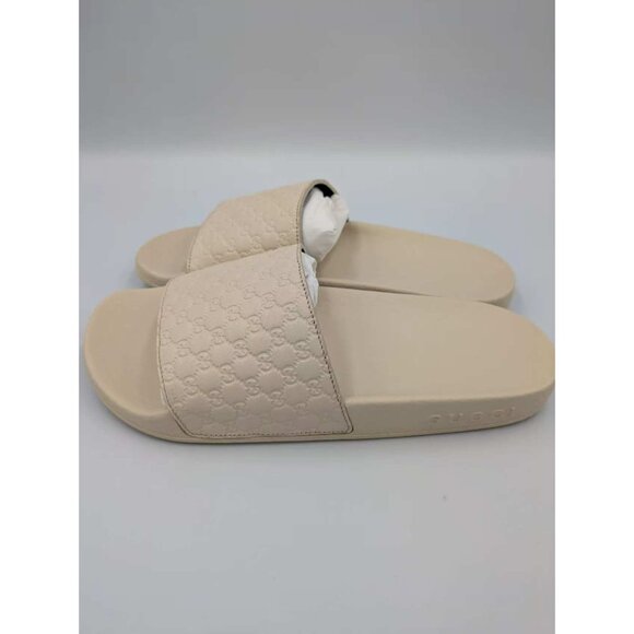 Gucci Signature GG Microguccissima Soft Slides Ivory EU35 567116 - Picture 3 of 12